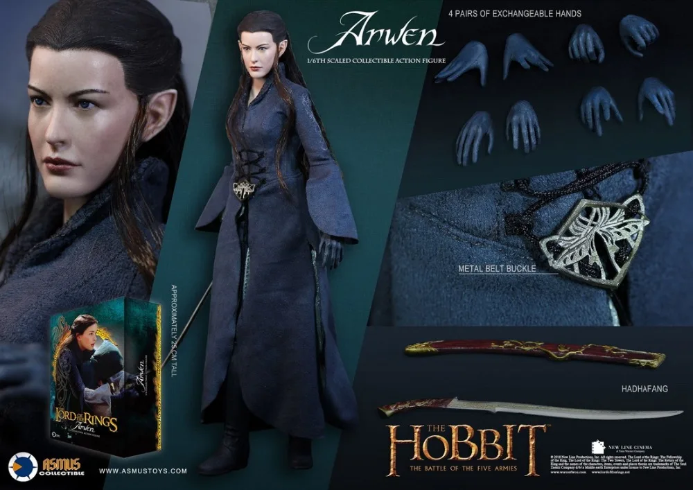 

Asmus Toys LOTR021 The Lord of the Rings Series: Evenstar Arwen 1/6 Figure