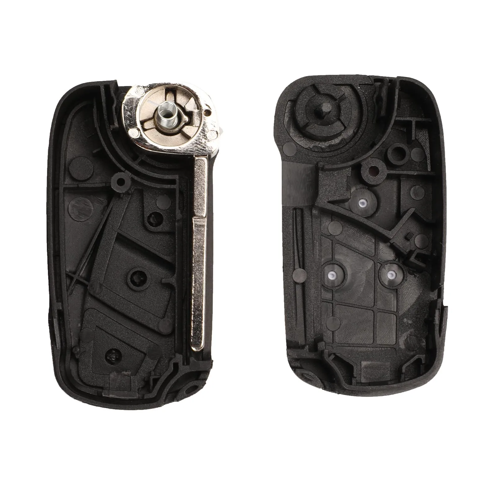 Jingyuqin флип Автомобильный ключ оболочка для Ford KA 3 кнопки дистанционного складной ключ чехол Корпус FOB чехол держатель Замена