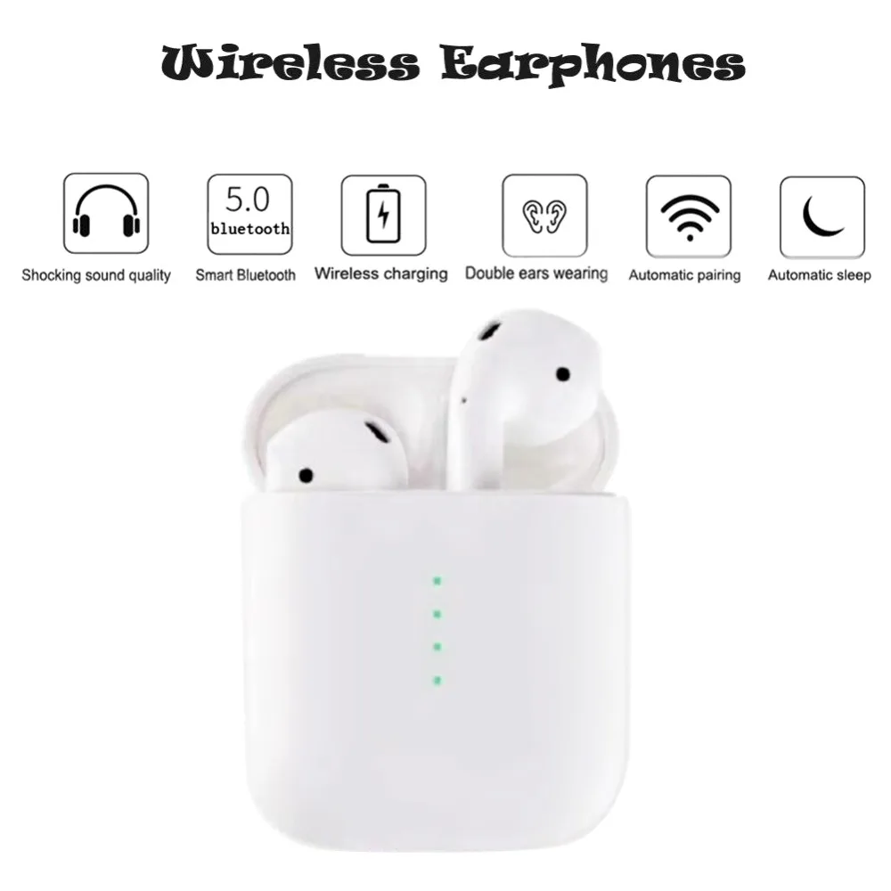 

i10 tws Bluetooth Earphones Wireless Bluetooth 5.0 Earbuds Touch control Headphones for IPhone Xiaomi Mobile Android Phones
