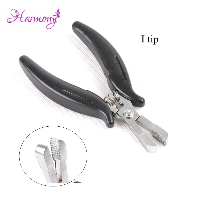 5pcs I Type Straight Tip Rebond Remover Plier For Fusion Hair