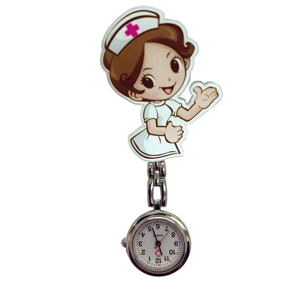 Perfect Gift Nurse Clip on Fob Brooch Pendant Hanging watch Star Pocket Watch Fashion Cute Doctor Wallet Watch|Карманные часы| |