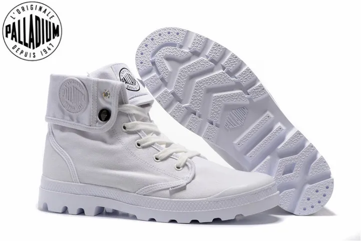 white palladium boots