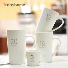 Neue Boutique Kaffee Tassen Und becher Tazas Getränk Teetasse Reaktiven Keramik-tasse 3 unze 12 unze Transhome