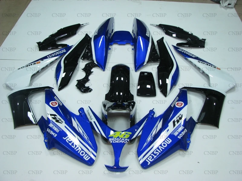 Обтекатель для мотоцикла TMAX 500 2008 2012 XP 2011 детали кузова 10 синий и белый