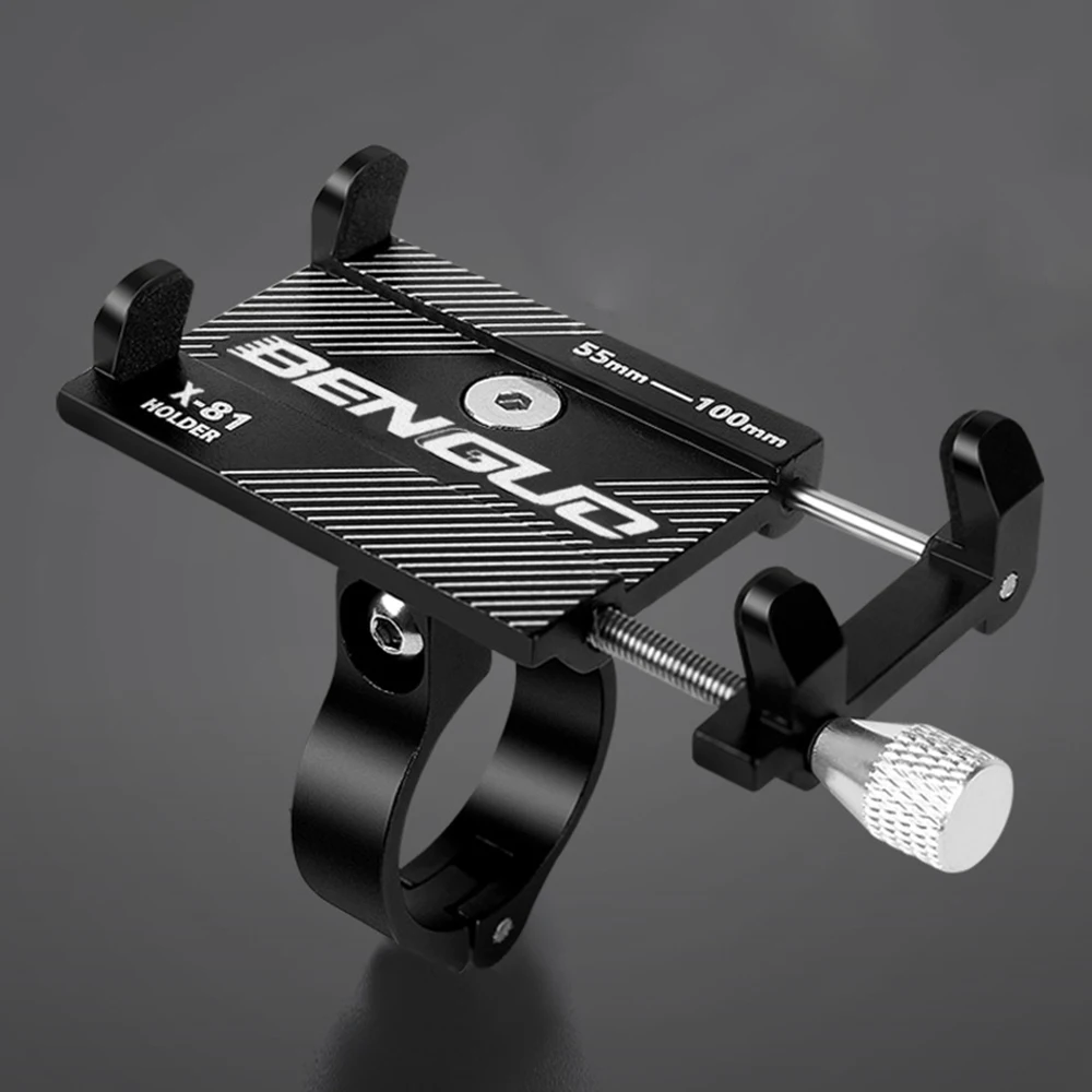 

Alloy Bicycle Phone Holder For iPhone Samsung Universal Mobile Cell Phone Holder Bike Handlebar Clip Stand GPS Mount Bracket
