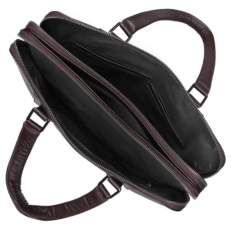 J.M.D натуральная кожа сумка мужская дорожная сумка для ноутбука портфель ручной слинг ручки сумка через плечо 7325-