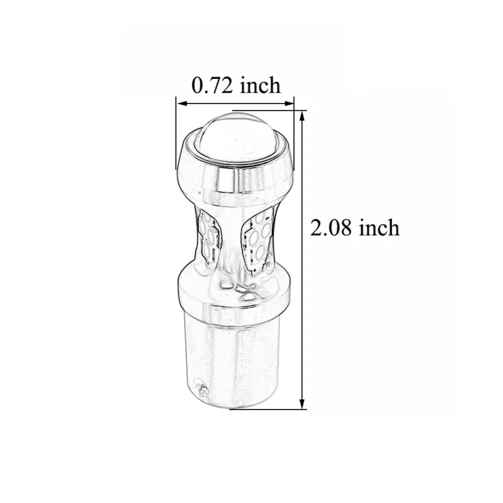 BA15S-1156-P21W-16smd3030-size