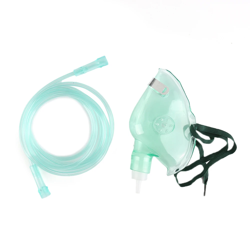 

1Pc New Adult Medical Oxygen Mask Portable Medium Concentration With 1.9 m Tubing nebulizer inhaler conduit Health Care