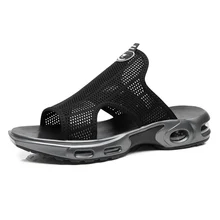 Мужские Пляжные шлепанцы с воздушной амортизацией; сандалии для мужчин; спортивные туристические сандалии для путешествий