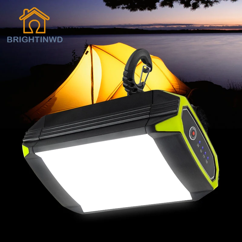

Rechargeable Camping Light Lantern Portable Flasher Mobile Power Bank Flashlight USB Port Waterproof Night Lamp With Hook 500Lm