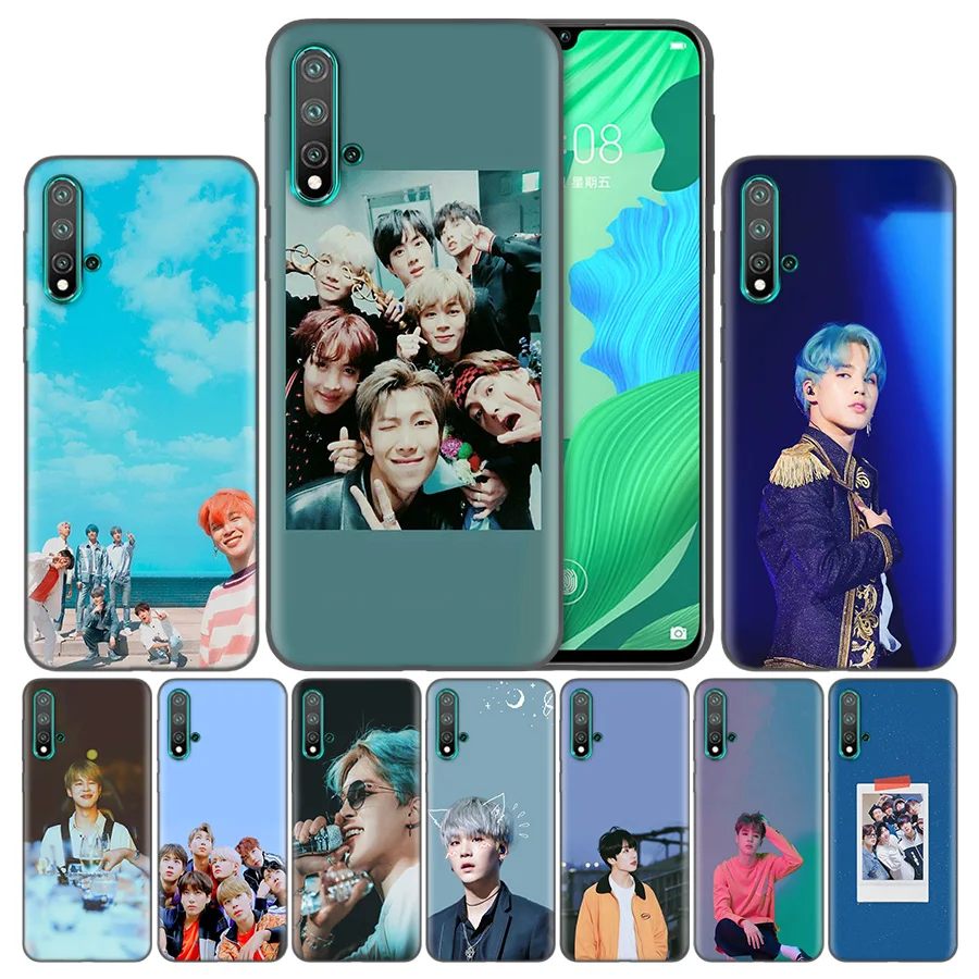 

Bag Coque Soft Cases For Huawei Honor 20 P20 P Smart Z Nova 5 Y6 Y7 Y9 lite Pro Plus 8X 2019 Cover Korean team JIN Kpop