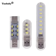 Tanbaby Mini Portable USB Light SMD 5730 Nightlight DC 5V White Table lamp for PC Desktop Laptop Notebook Reading USB Gadgets
