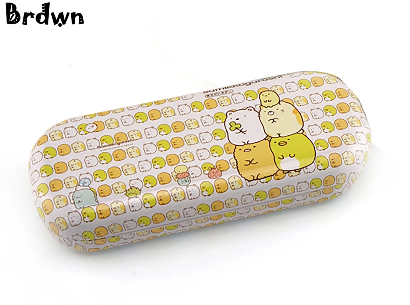 Brdwn Косплэй sumikkogurashi логотип Очки Коробка Футляр для очков мультфильм глаз Автомобильные держатели для очков X-Металл #41