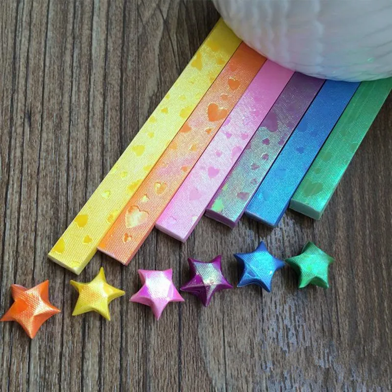 About 33 Strips Handcraft Origami Lucky Star Paper Strips Paper Origami