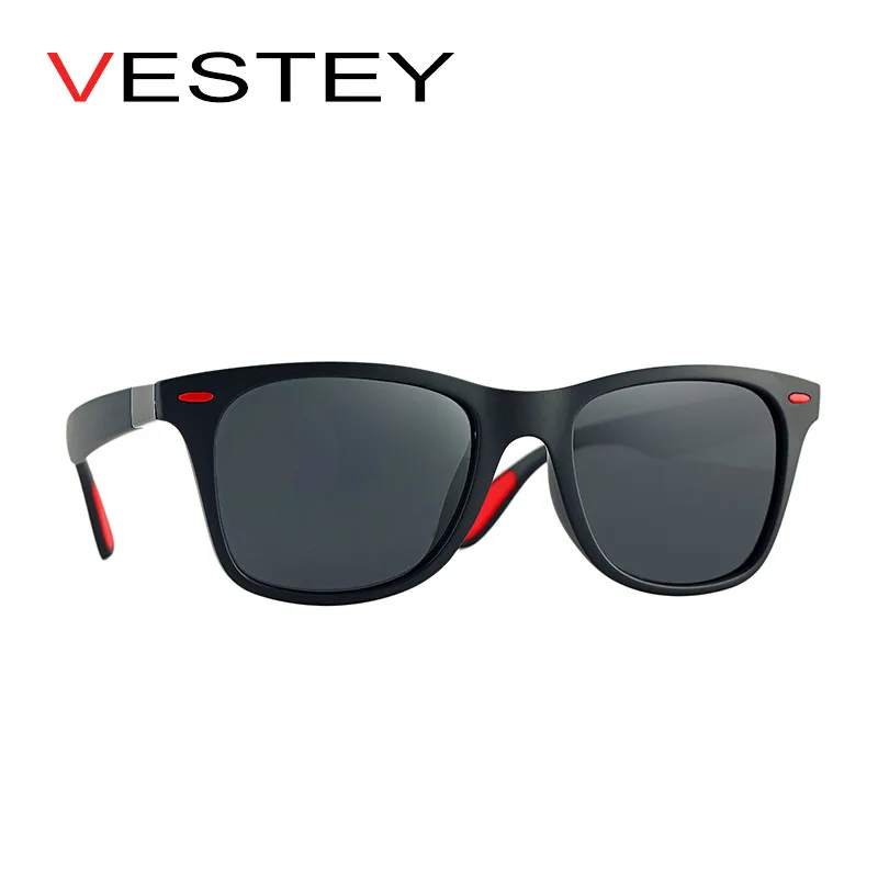 VESTEY, фирменный дизайн,, Классические поляризованные солнцезащитные очки для мужчин и женщин, для вождения, квадратная оправа, солнцезащитные очки, мужские очки, UV400, Gafas De Sol
