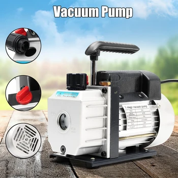 

220V 180W 60HZ 3CFM Vacuum pump Air conditioni Add fluoride tool Vacuum pump set refrigerant table Refrigerant tube