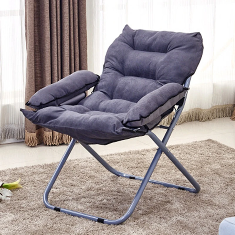 

Simple cloth art office balcony lunch lounge chair single creative computer chair household folding lazy chair