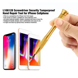 L108128 отвертка безопасности Tamperproof ручной инструмент для ремонта для iPhone телефона DIY Мобильный телефон Аксессуары точности 0,8 мм
