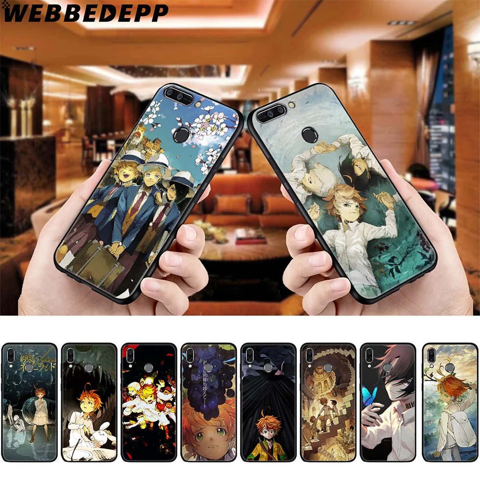 The Promised Neverland Soft Case for Huawei P8 P9 P10 P20 P30 Lite Pro P Smart Z Plus 2019 Y6 Prime 2018 2017 Mini |