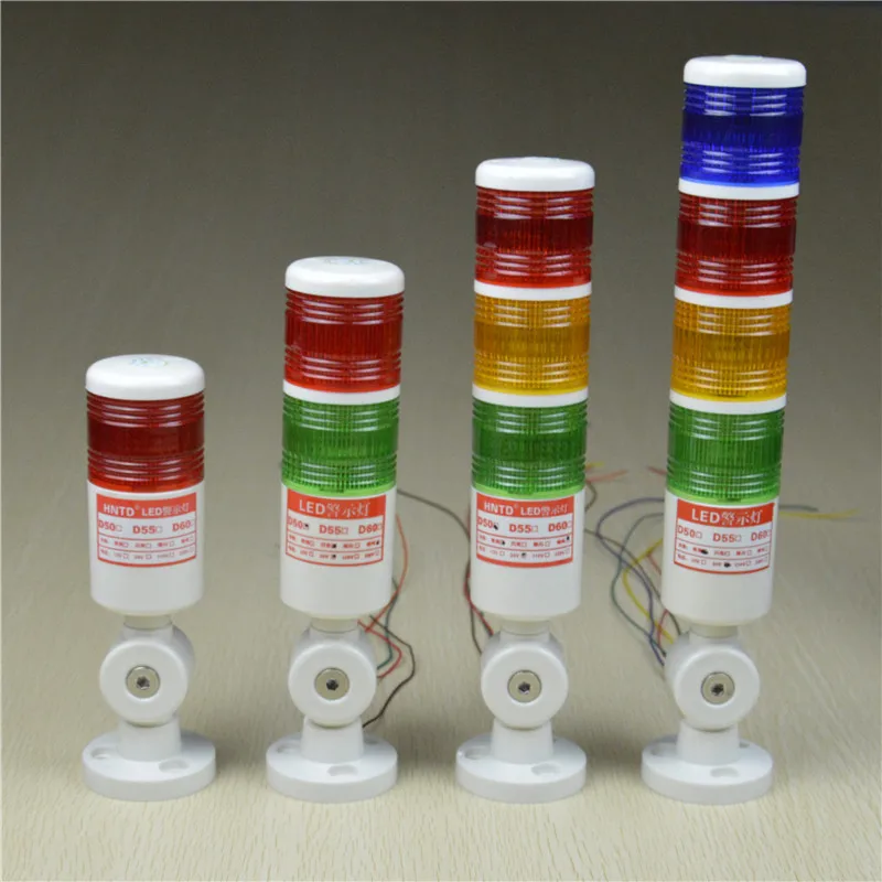 24v Bright Signal Tower Safety Stack Alarm Warning Lamp Multilayer