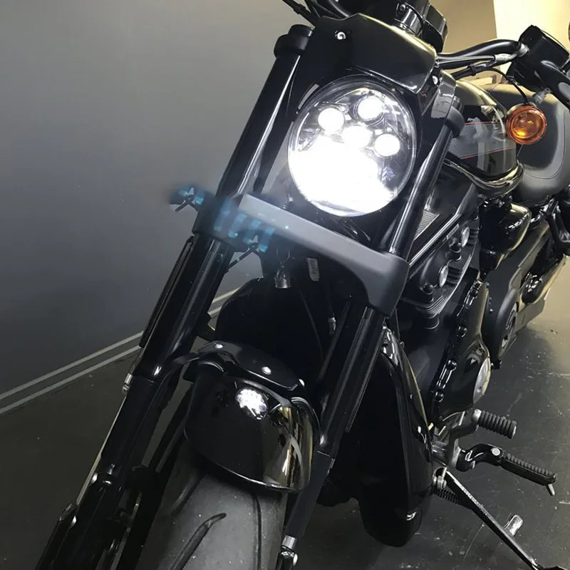  LED Headlight for V-Rod VRod VRSCF VRSCA VRSCR V-Rod 2002-2017 harley Vrod  (2)