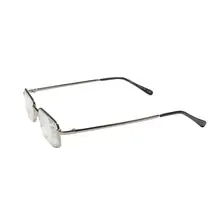 Винтажный синий светильник, блокирующие очки для чтения, серебристая металлическая оправа, простой дизайн, унисекс, дальнозоркие очки для родителей, дальние очки для коррекции зрения