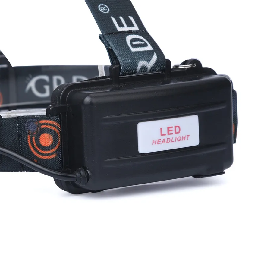 Светодиодный налобный фонарь T6 35000 лм 5X CREE XM L перезаряжаемый 18650 дорожный 85*35*47