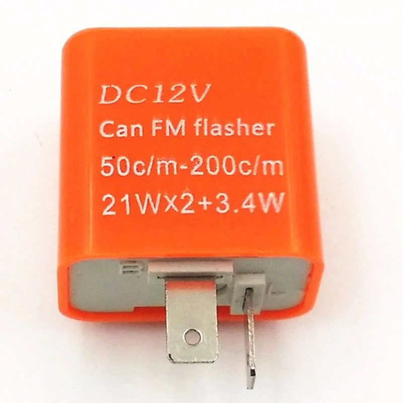 Мотоцикл 12V 2 Pin регулируемое частотное реле Fix проблесковый мигающий самокат