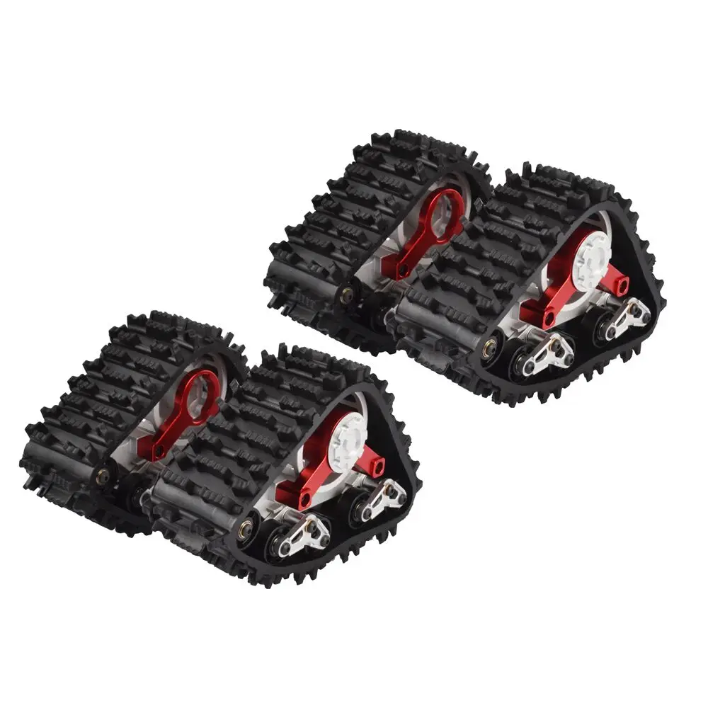 

2PCS RC 1:10 Tracks Wheel Snow Tire for 1/10 RC AXIAL SCX10 Wraith Rock Crawler Truck