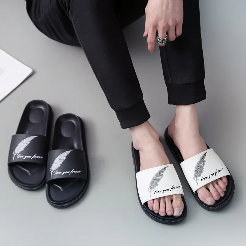 Summer Graffiti Slippers Men Casual Sandals Leisure Soft Slides Eva Massage Beach Slippers Water Shoes Men's Sandals Summer Graffiti Slippers Men Casual Sandals Leisure Soft Slides Eva Massage Beach Slippers Water Shoes Men's Sandals