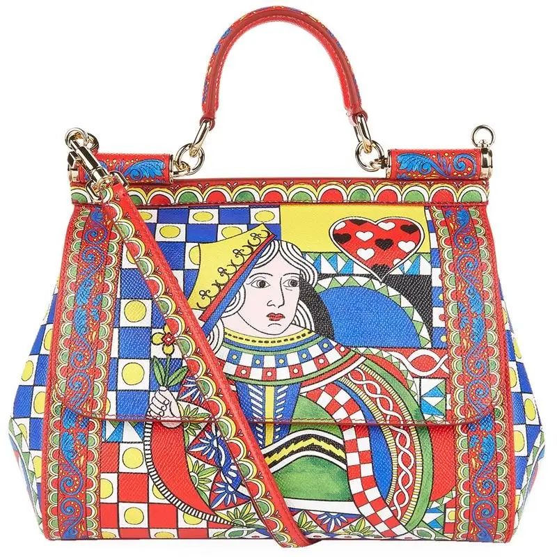 Super Luxury Italy Brand Women Handbags Sicily Ethnic Bag Genuine Leather Casual Tote Platinum ...