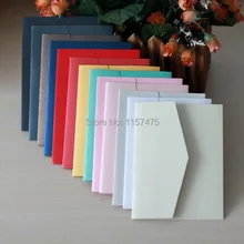 HI5001-горячая опциональных цветов Карманный складной конверт для DIY приглашений