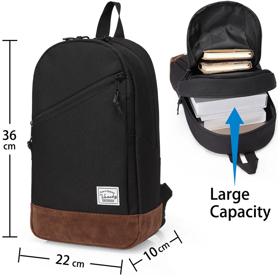 small backpack with chest strap