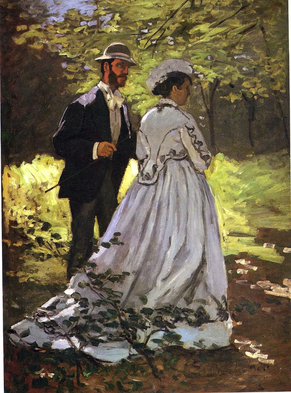 100% handgemaakte landschap olieverf reproductie op linnen doek, lunch-op-de-gras-studie door claude monet 100% handgemaakte landschap olieverf reproductie op linnen doek, lunch-op-de-gras-studie door claude monet