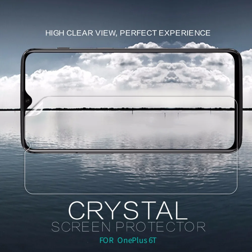 

2 pcs/lot Screen Protector For oneplus 7 6t NILLKIN Soft Super Clear Matte Anti-glare Screen Protective Film For oneplus 7/6t
