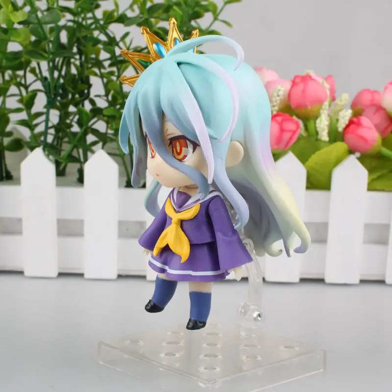 Аниме No Game No Life Nendoroid Sora 652& Shiro 653 ПВХ фигурка Коллекционная модель игрушки 10 см