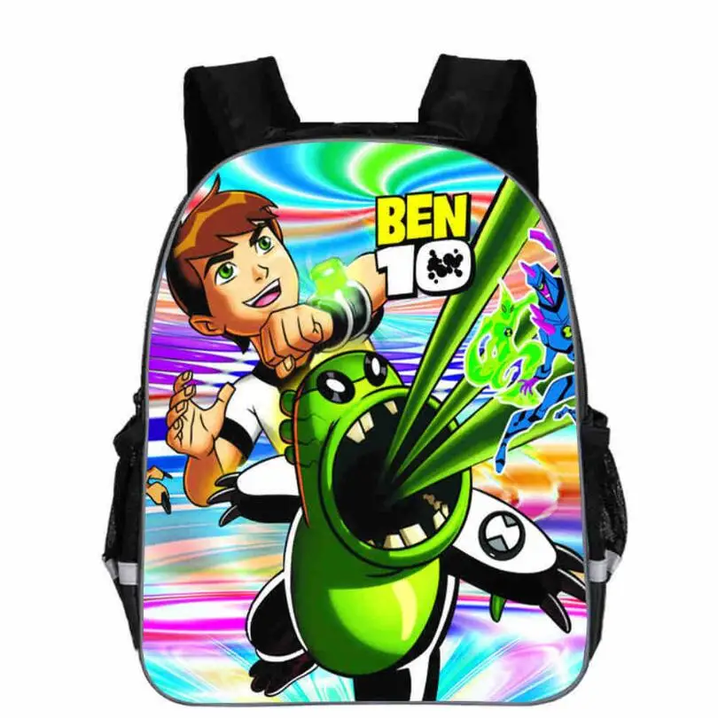 

New teenagers Ben 10 Children School Backpack for Boys Girls Cartoon Nylon Breathability Kids Shoulder Bag Mochilas Backpacks