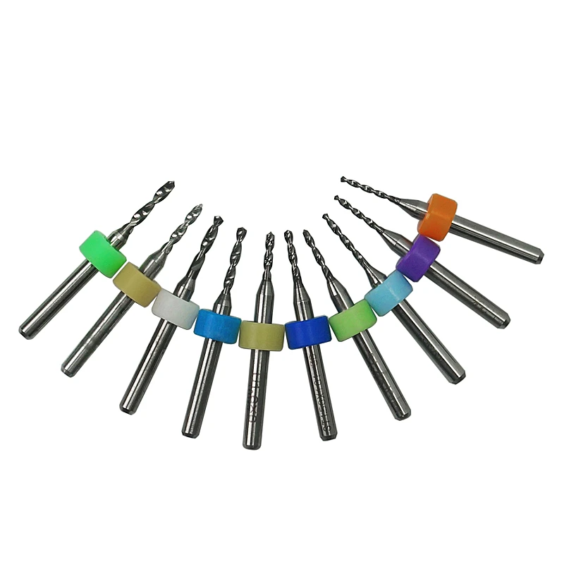 PCB engraving tool kit 0.1mm to 2.0mm cnc tungsten carbide metal Milling cutter for wood router machine