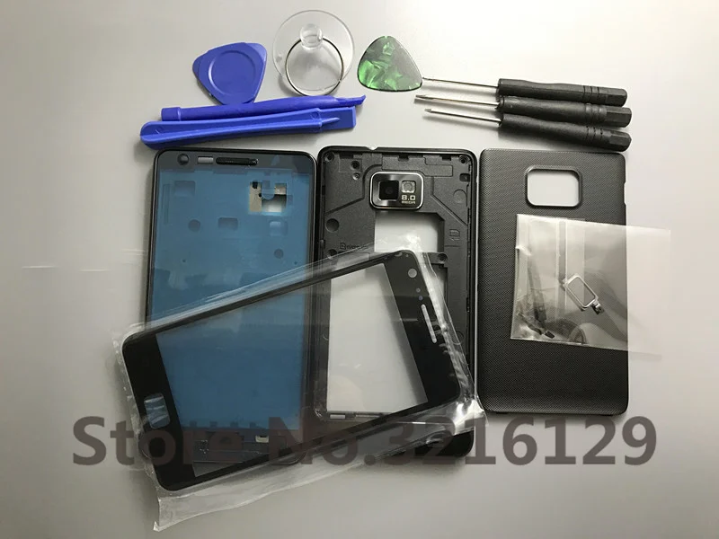 Replacement Parts Full Housing Case + Front Glass Screen