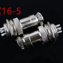 1 шт. авиационный разъем 5-контактный разъем 16 мм GX16-5 мужского и женского пола Панель металлический разъем