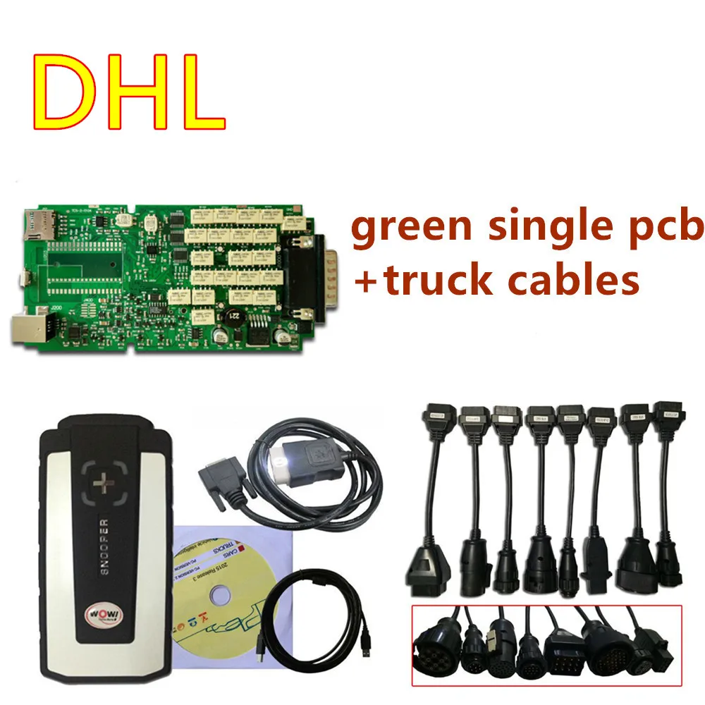 

DHL A++quality green single pcb VD DS150E CDP with/no Bluetooth+truck cable obd2 latest 2016r0 software free activate auto tool