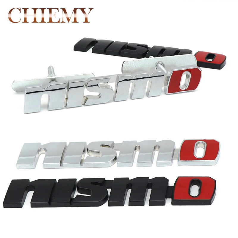 

Metal NISMO Auto Car Stickers Front Grille Badge Emblem Car Styling For Nissan Tiida Teana Skyline Juke X-trail Almera Qashqai