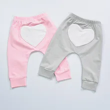 INS/Новые модные хлопковые детские штаны-шаровары повседневные штаны с принтом «любовь» Леггинсы Капри для маленьких мальчиков и девочек