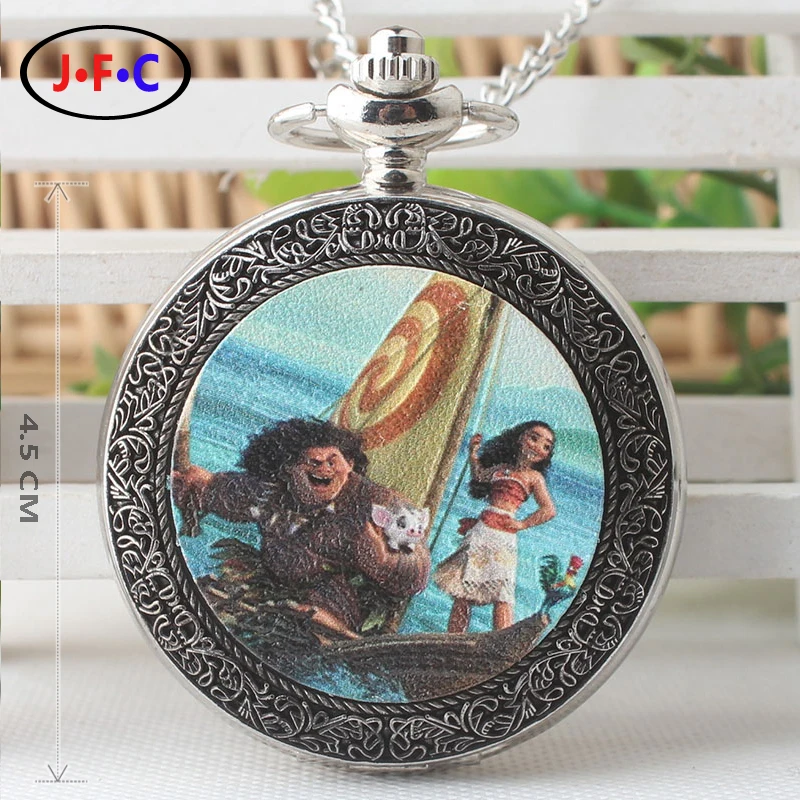 New pattern Comic &quotMarine romance&quot quartz pocket Watch Student Lovers Patch watch cartoon Gift table DS292 | Наручные часы