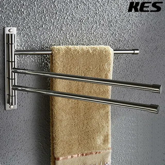 Kes Bathroom Swing Arm Towel Bars 3 Wall Mount Out Kes Bathroom Swing Arm Towel Bars 3 Wall Mount Out Shelf
