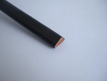 

1 Yard 10x6mm Black Genuine Licorice Leather Jewelry Cord For Bracelet Making