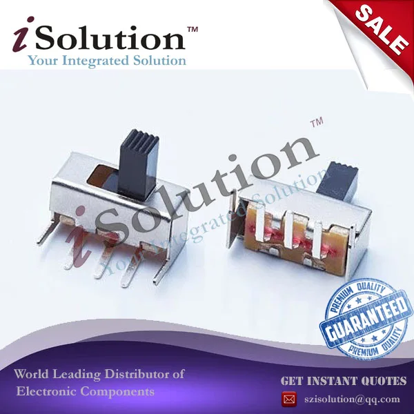 

20pcs SS12F23 Toggle switch horizontal SS-12F23 4MM five-foot toggle switch 1P2T SPDT Miniature Slide Switch