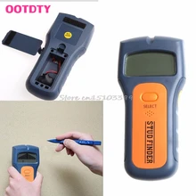 Wood Metal Wall Detector Multimeter Digital Pinpointer Vibrator Multi Stud Scanner Live Wire Cable Finder AC Hot 3 in 1
