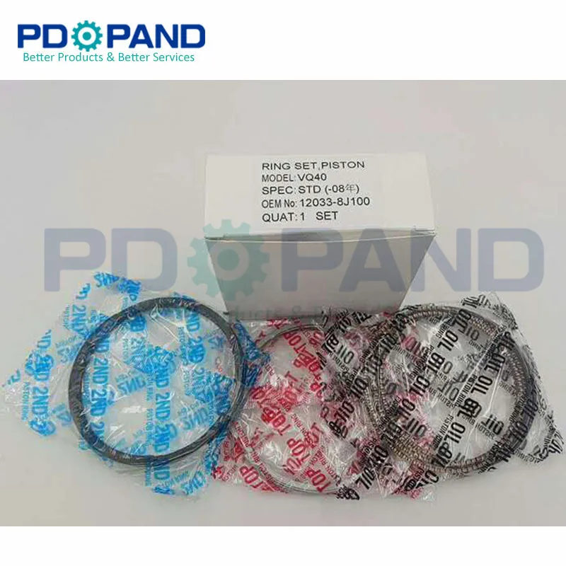 VQ40 VQ40DE Piston ring set for Nissan 2.5mm 4