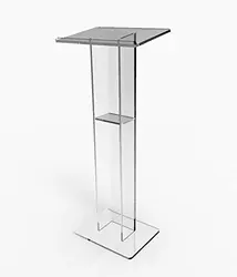 Fixture Displays Acrylic Podium Plexiglass Pulpit School Church Lectern plexiglass